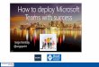 Deploy Microsoft Teams with Success