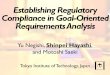 Establishing Regulatory Compliance in Goal-Oriented Requirements Analysis