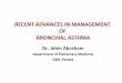 Bronchial Asthma- Recent advances in management by Dr. Jebin Abraham
