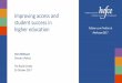 Improving access and student success in higher education - Chris Millward