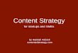 Content Strategy for Startups and SMEs