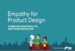 Empathy for Product Design - Workshop