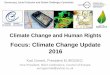 Climate Change: COP 22 update and NGOs