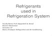 Refrigerants used in Refrigeration System