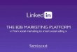 Semiocast : LinkedIn the B2B Marketing Platform (2017)