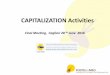 FOSTEr in MED Pilot project Conference 28.06.2016: Capitalization