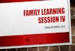 Family Learning Session - IV - October 2017