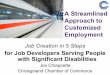 A Streamlined Approach to Customized Employment