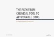 The Path from Chemical Tool to Approvable Drug