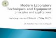 Advanced techniques and laborotory equipments for biologists