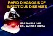 Rapid diagnosis of infectious diseases
