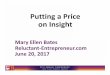 Putting a Price on Insight: Finding, Measuring & Communicating the Value of Information Services