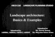 Basics of Landscape Planning & Architecture