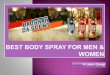 Best body spray for men & women