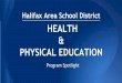 Halifax health & pe program spotlight