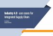 Industry 4.0: use cases for integrated supply chain