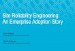 Site Reliability Engineering: An Enterprise Adoption Story (an ITSM Academy Webinar)