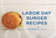 Labor Day Burger Recipes
