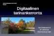 Digitaalinen tarinankerronta VESO Espoo 2017