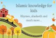 Islamic knowledge for kids