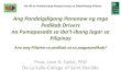 J.Fadul - Ang Pandaigdigang Pananaw ng mga Pedikab Drivers na Pumapasada sa ibat-ibang Lugar sa Pilipinas