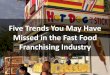 Five Trends You May Have Missed in the Fast Food Franchising Industry