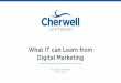What IT Organizations can Learn from Digital Marketing