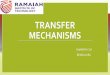 Transfer mechanisms in automation by sharath c m