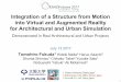 CAADFutures2017: Integration of a Structure from Motion into Virtual and Augmented Reality for Architectural and Urban Simulation