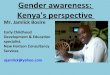 Gender awareness