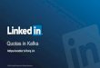 Kafka Quotas Talk at LinkedIn