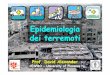 Epidemiologia dei terremoti