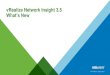 VMware vRealize Network Insight 3.5 - Whats New