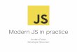 Modern js in practice