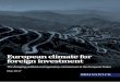 European climate on foreign investment