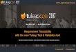 TuleapCon2017- Requirements traceability Tuleap test tool