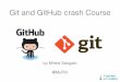 Git and GitHub crash course
