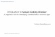 Introduce to Secure coding checker
