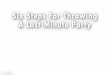 Six Steps For Throwing A Last-Minute Party