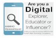 Are you a Digital Explorer, Educator or Influencer? AIMHO 2015 Keynote Session