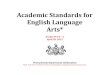 PA Common Core State Standards Pre-K to 5 (DRAFT) - .Academic Standards for English Language ... in Common Core are evident throughout the PA Common Core Standards: â€¢ Balancing