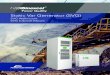 SVG Wallmount SVG Cabinet Mount - Power Electronics NZ · PDF filePower Quality Static Var Generator (SVG) SVG Wallmount SVG Cabinet Mount