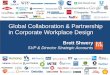 Global Collaboration & Partnership in Corporate Workplace ... · PDF fileGlobal Collaboration & Partnership in Corporate Workplace Design Brett Shwery SVP & Director Strategic Accounts