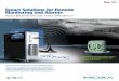 Smart Solutions for Remote Monitoring and · PDF fileActive Ethernet I/O Intrusion Detection and Alarm Systems Moxa’s ioLogik Active Ethernet I/O is a perfect solution for large