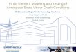Finite Element Modeling and Testing of Aerospace Seats ...altairatc.com/na/2012Presentations/PDFs/Embry-Riddle Aeronautical... · Finite Element Modeling and Testing of Aerospace