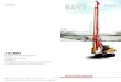 SANY SR150C ROTARY DRILLING RIG - · PDF fileRotary drilling rig feeding with crowd cylinder has been developed by SANY. Interlocking Kelly bar with auger, core barrel and rock bucket,