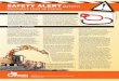 SAFETY ALERT (ALT-017) Excavators Used as Cranes · PDF fileBefore using an excavator as a crane, ... SAFETY ALERT (ALT-017) Excavators Used as Cranes PRACTICAL GUIDANCE BACKGROUND