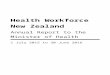 Foreword from the Health Workforce New Zealand Board ... Web viewHealth Workforce New Zealand Annual Report to the Minister of Health 2015/1615. Health Workforce New Zealand. Annual