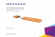 3G USB Modem -  · PDF file2 3G USB Modem Model AC327U . Support. Thank you for selecting NETGEAR products. After installing your device, locate the serial number on
