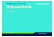 Edexcel GCSE Spanish - Pearson  · PDF fileEdexcel GCSE Spanish Foundation ... Unidad 2 La vida cotidiana ..... 66 Talking about ... Unidad 4 Compras y quejas